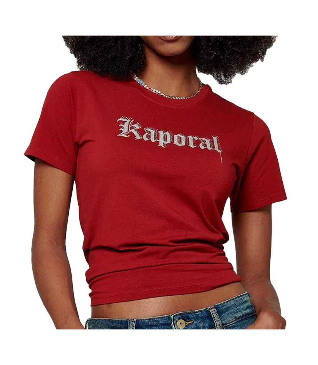 T-shirt Rouge Femme Kaporal Sotic - L