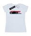 Disney - T-shirt CARS JACKSON STORM STRIPES - Femme (Blanc) - UTBI13635-1