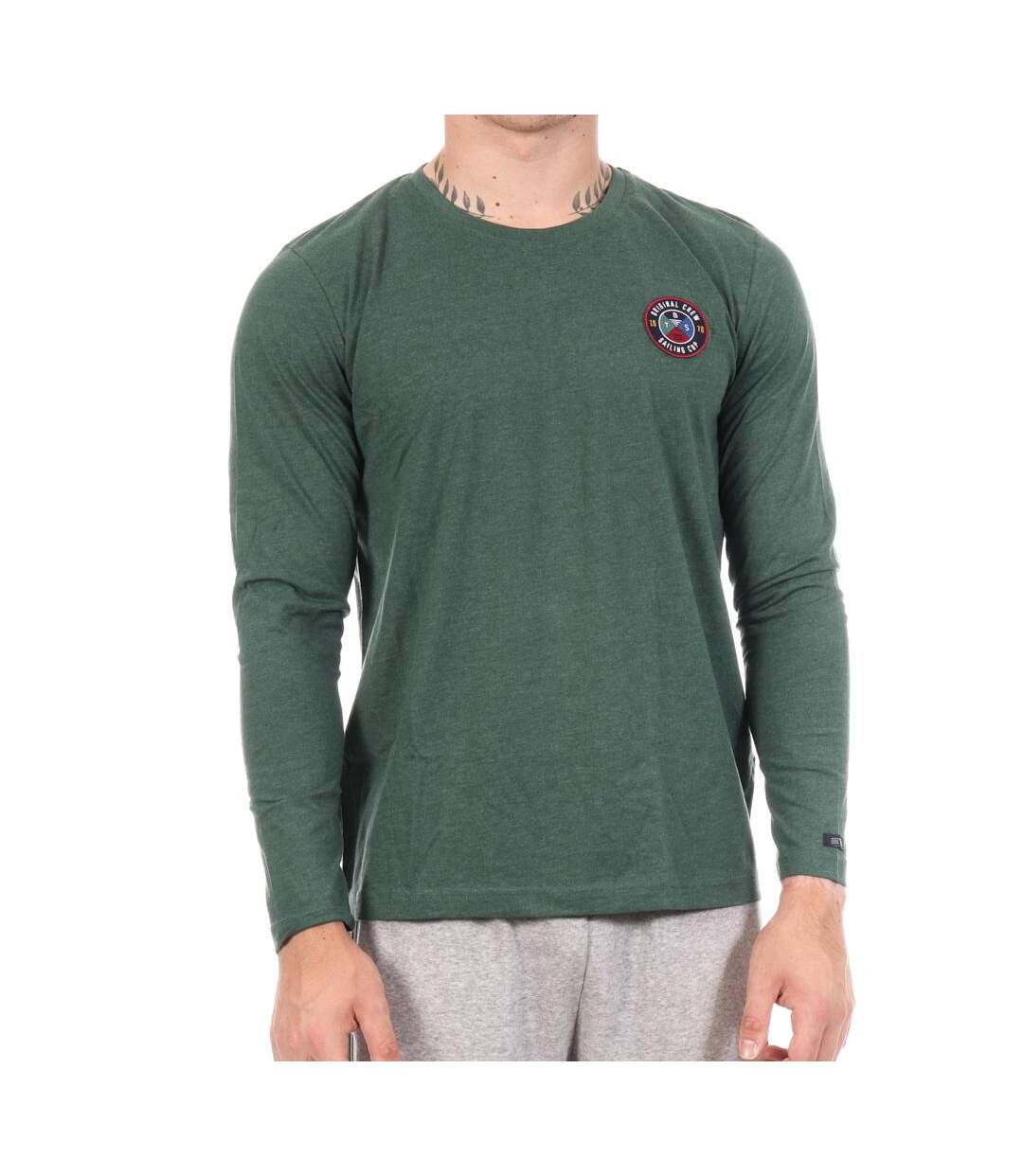 T-shirt vert homme tbs pierelon-1