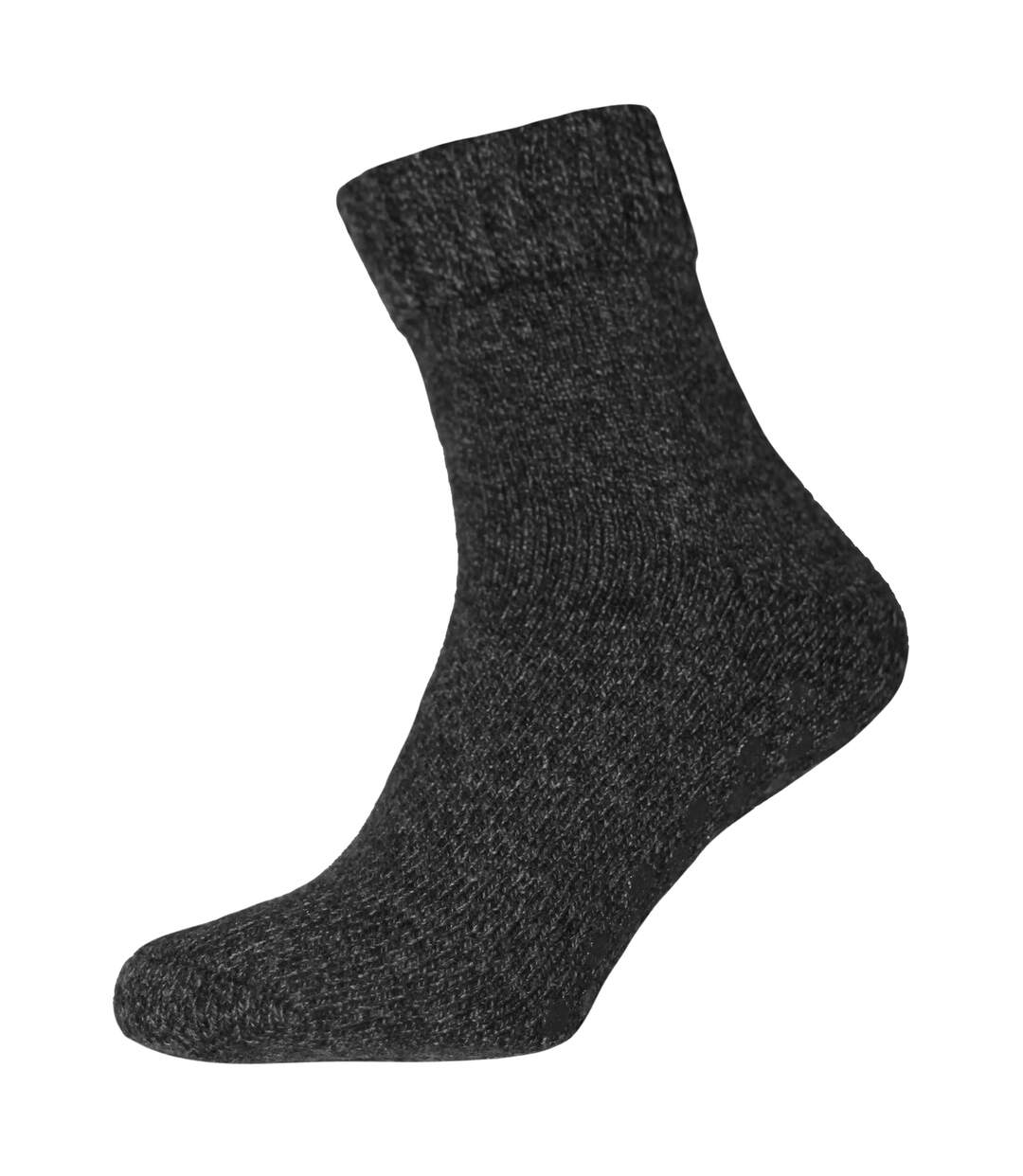 Chaussons chaussettes homme anthracite Generic