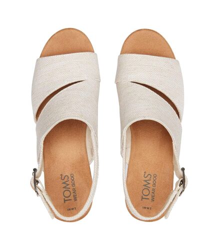 Toms Womens/Ladies Claudine Wedge (Natural) - UTFS10801