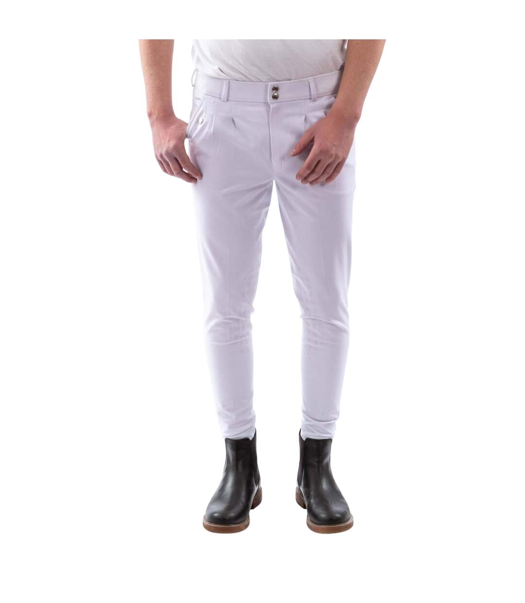 Pantalon D´équitation Clayton Homme Blanc Whitaker-1