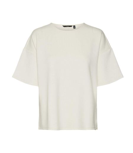 T-Shirt beige femme vero moda sallie