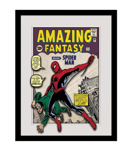 Spider-Man - Poster encadré BREAKOUT (Multicolore) (40 cm x 30 cm) - UTPM8740