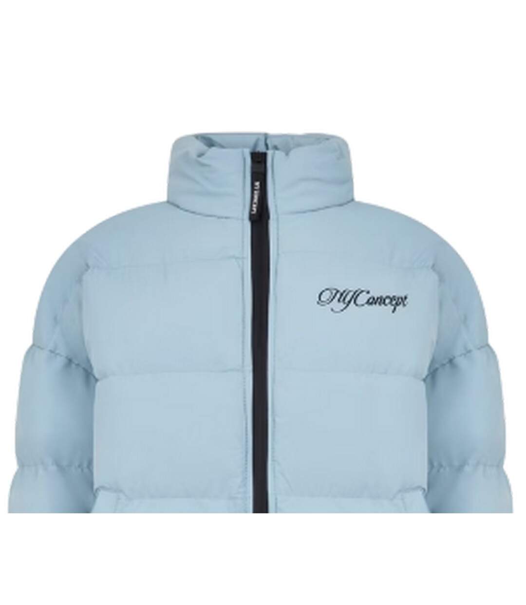 Mens Heavyweight Regular Puffer Jacket Blue NYC-4