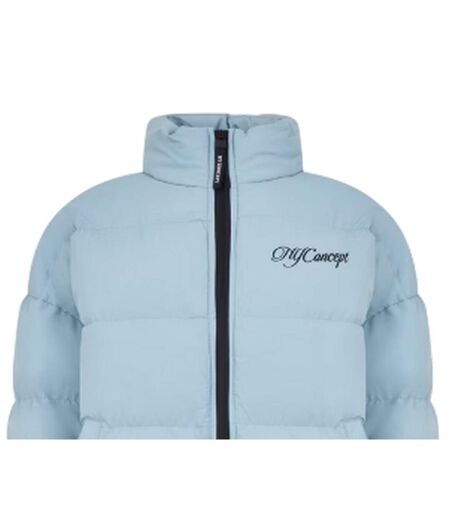 Mens Heavyweight Regular Puffer Jacket Blue NYC