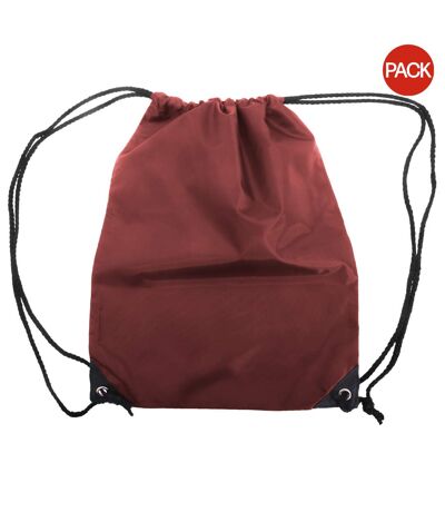 Lot De 2  Stafford Sac Fourre-tout 13 Litres Taille Unique Bordeaux Shugon