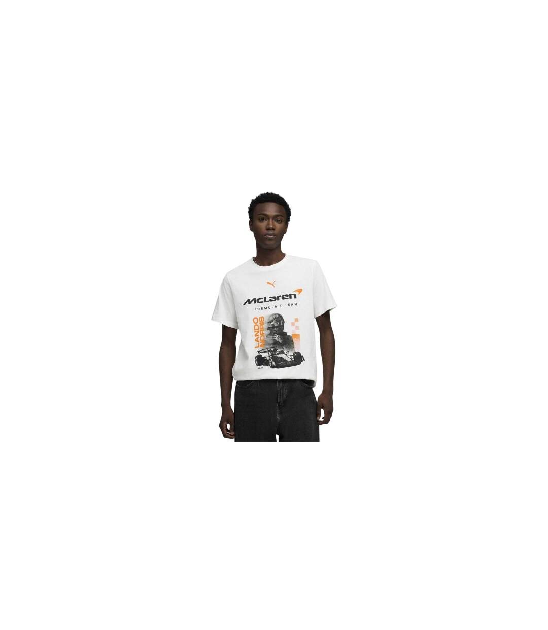 Unisex Adult Motorsport Graphic Print T-shirt  White Puma-2