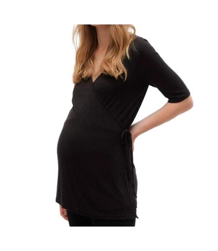 Blouse noire femme mamalicious trinity