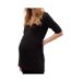 Blouse noire femme mamalicious trinity-1