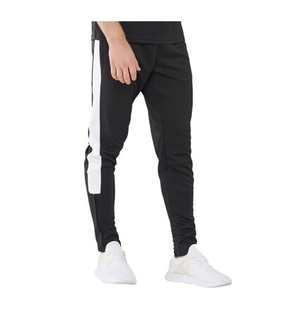 Finden & Hales Unisex Adult Tracksuit Bottoms (Black/White) - UTRW7823