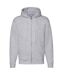 Veste À Capuche Premium Homme Gris Chiné Fruit Of The Loom-1