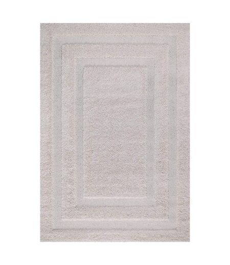 Tapis salon et chambre tissé motif faux uni KOULA