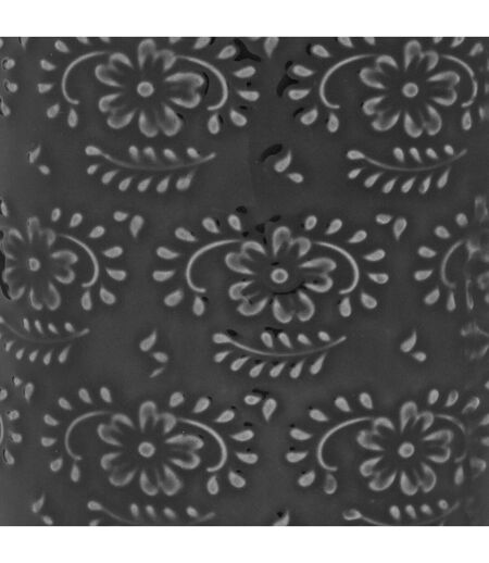 Vase Déco en Céramique Lumhiv 21cm Gris