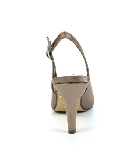 Escarpins Sabrina Femme Taupe Lunar