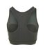 Womens/ladies Core Racerback Sports Bra Khaki USA Pro-2