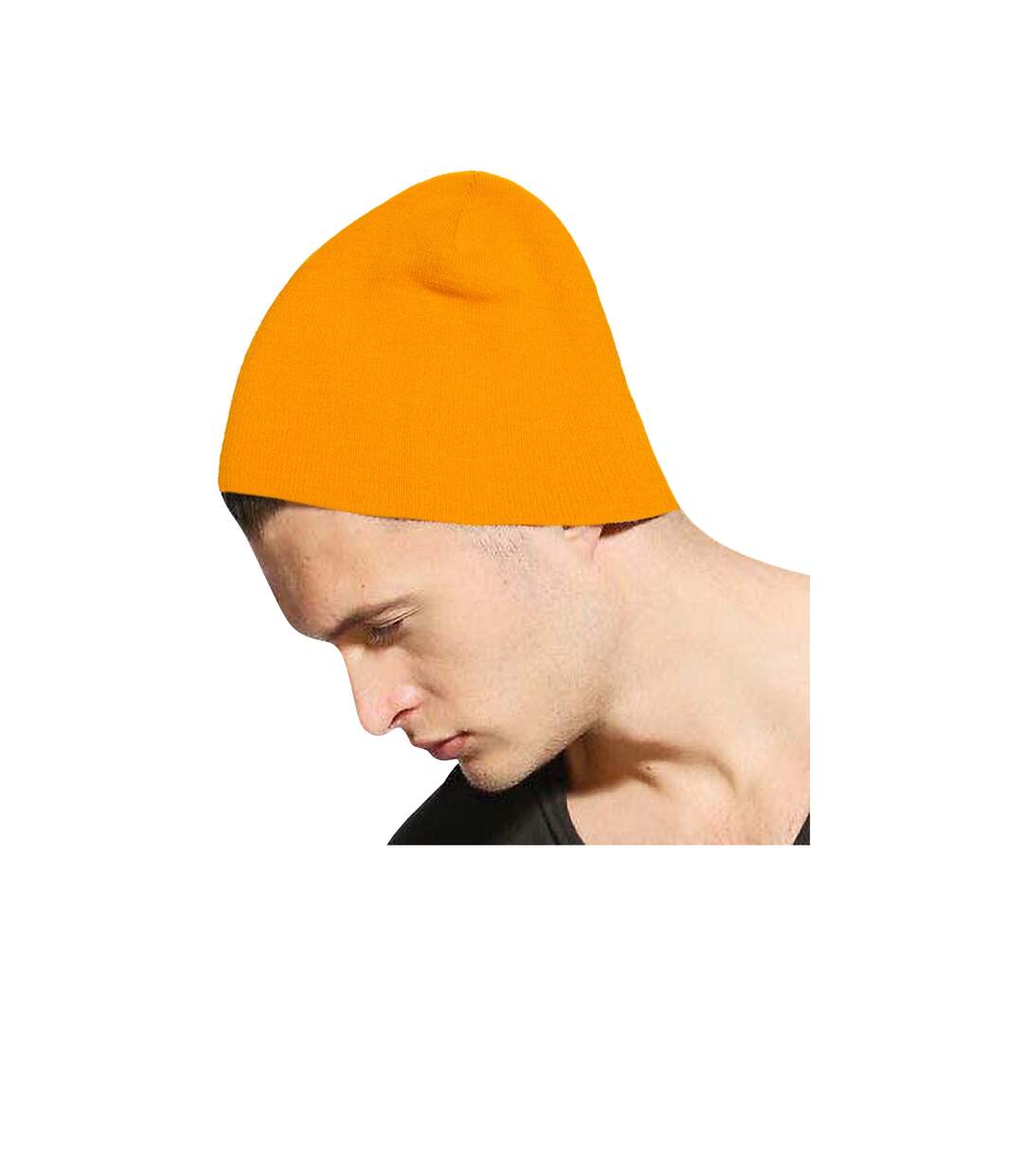 Flexfit unisex heavyweight standard beanie winter hat gold Yupoong-2