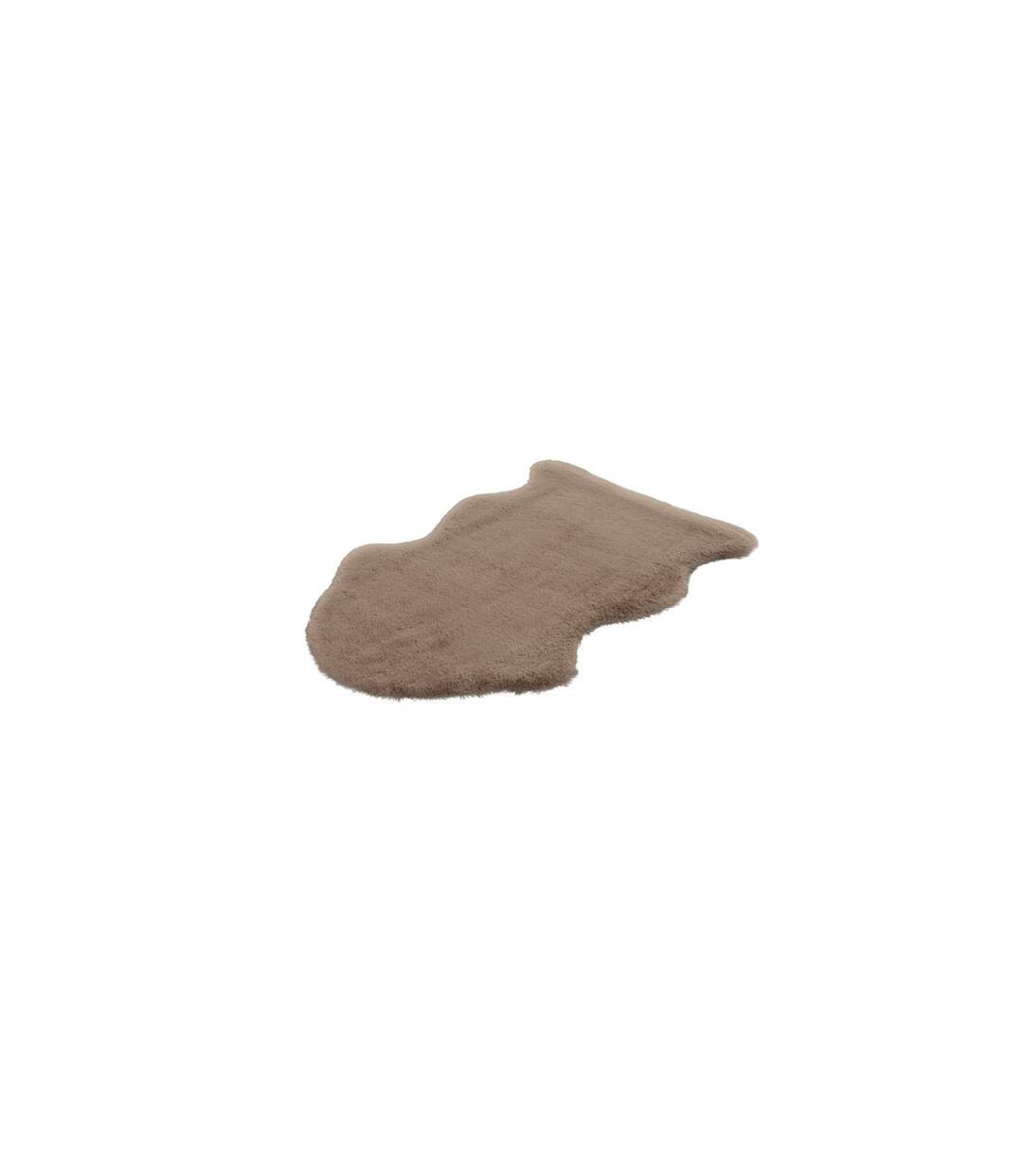 Tapis Imitation Fourrure Kunda 60x90cm Taupe-2