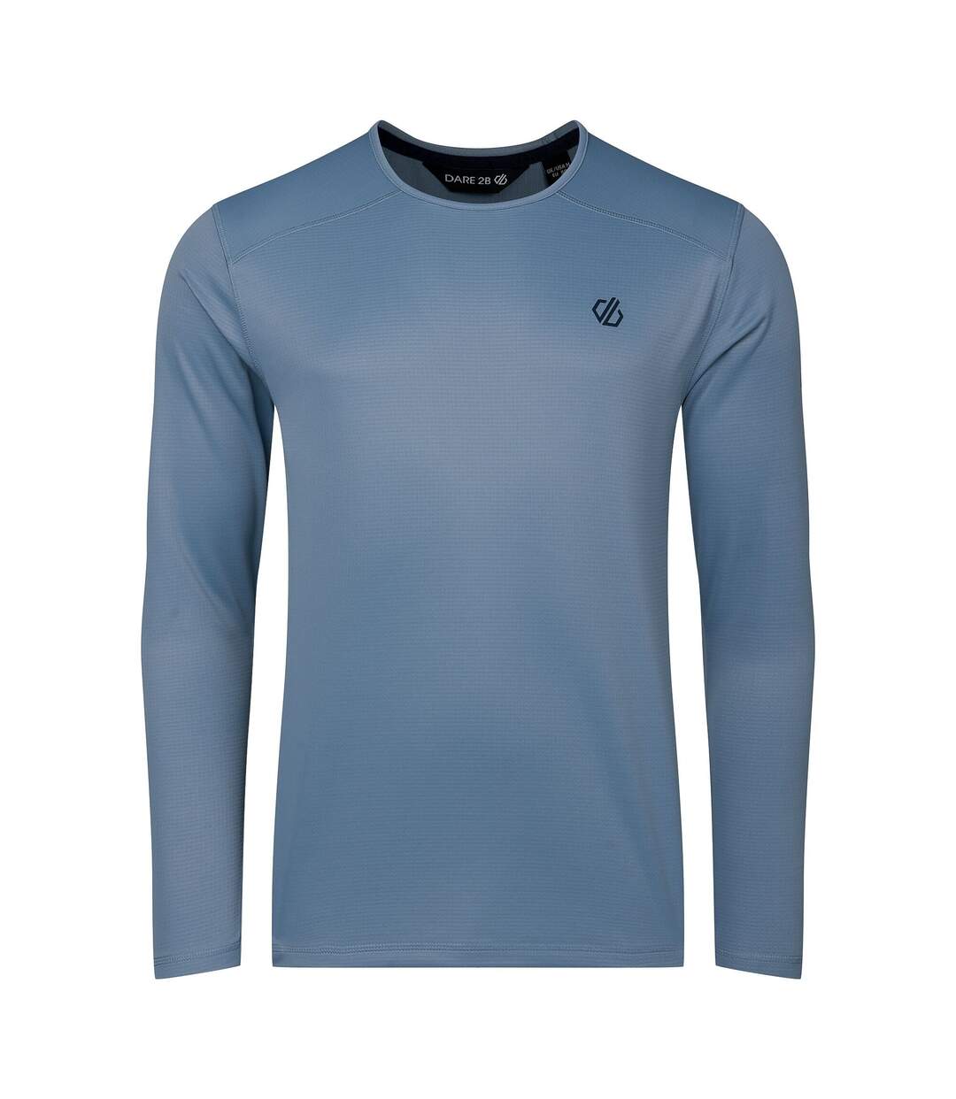 Mens Ventura Grid Crew Neck Fleece Top Dusky Blue Dare 2B-2