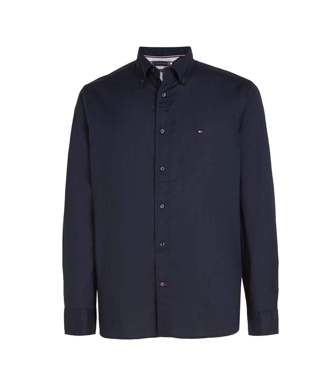 Mens Core Flex Poplin Shirt Blue Tommy Hilfiger-2