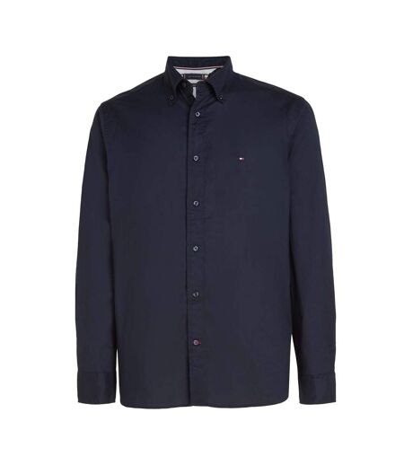 Mens Core Flex Poplin Shirt Blue Tommy Hilfiger