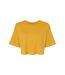 Bella + Canvas Womens/Ladies Jersey Crop T-Shirt (Mustard)