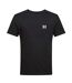Pack Of 3  Mens Triphen T-shirt  White Black Grey Henleys-3