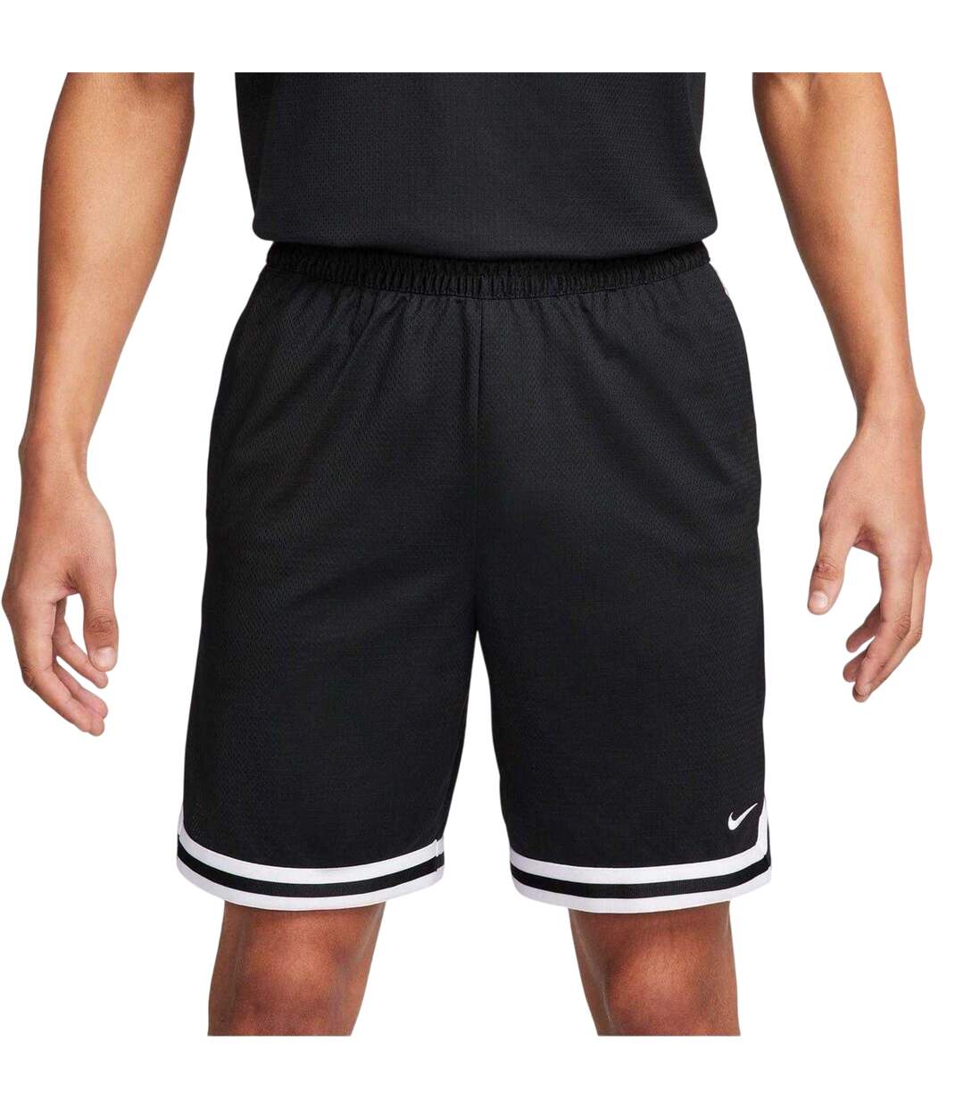 Mens Dna Dri-fit Basketball Shorts Black White Nike-2