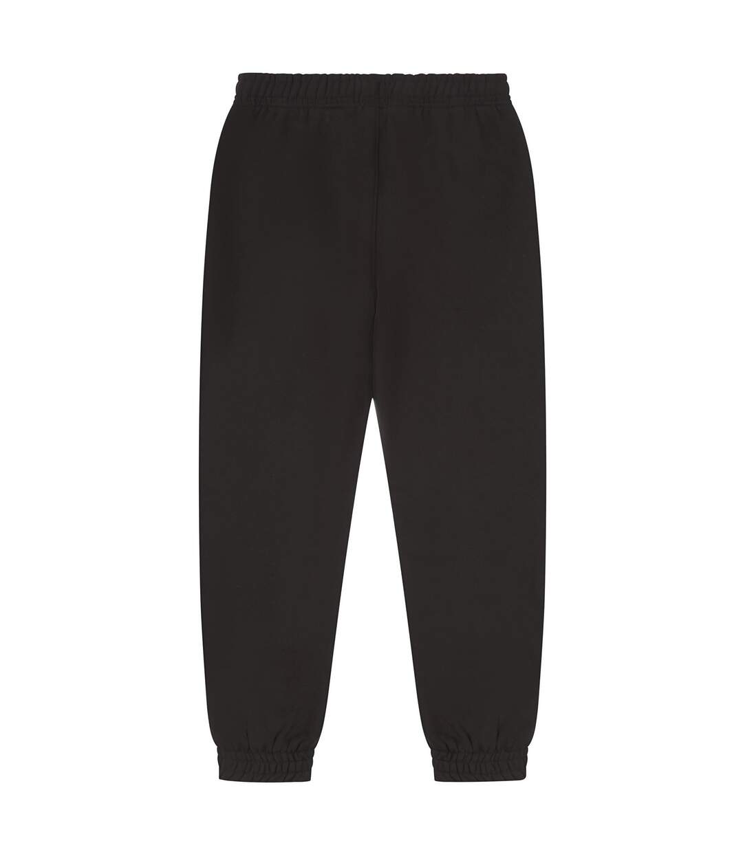 Unisex Adult Premium Combed Cotton Jogging Bottoms Black Casual Classics-3