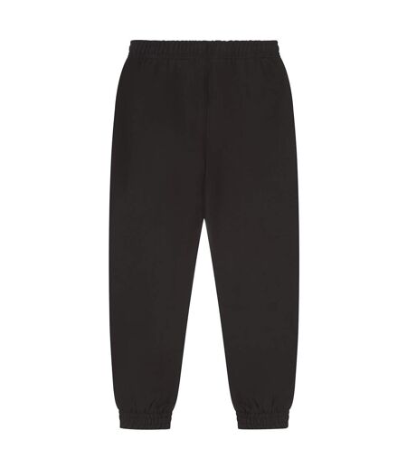 Unisex Adult Premium Combed Cotton Jogging Bottoms Black Casual Classics