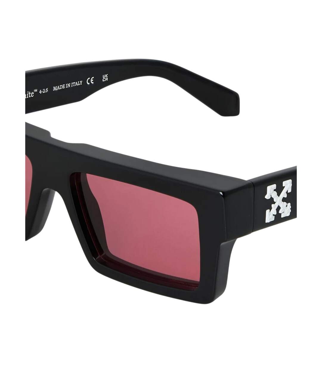 Lunettes De Soleil Motif/style Logo Ruby Femme Taille Unique Noir Rouge Off White-3