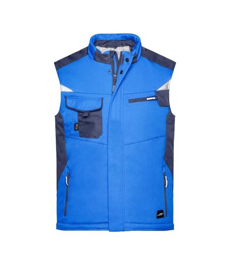 Veste Sans Manches Adulte Bleu Roi Bleu Marine James And Nicholson