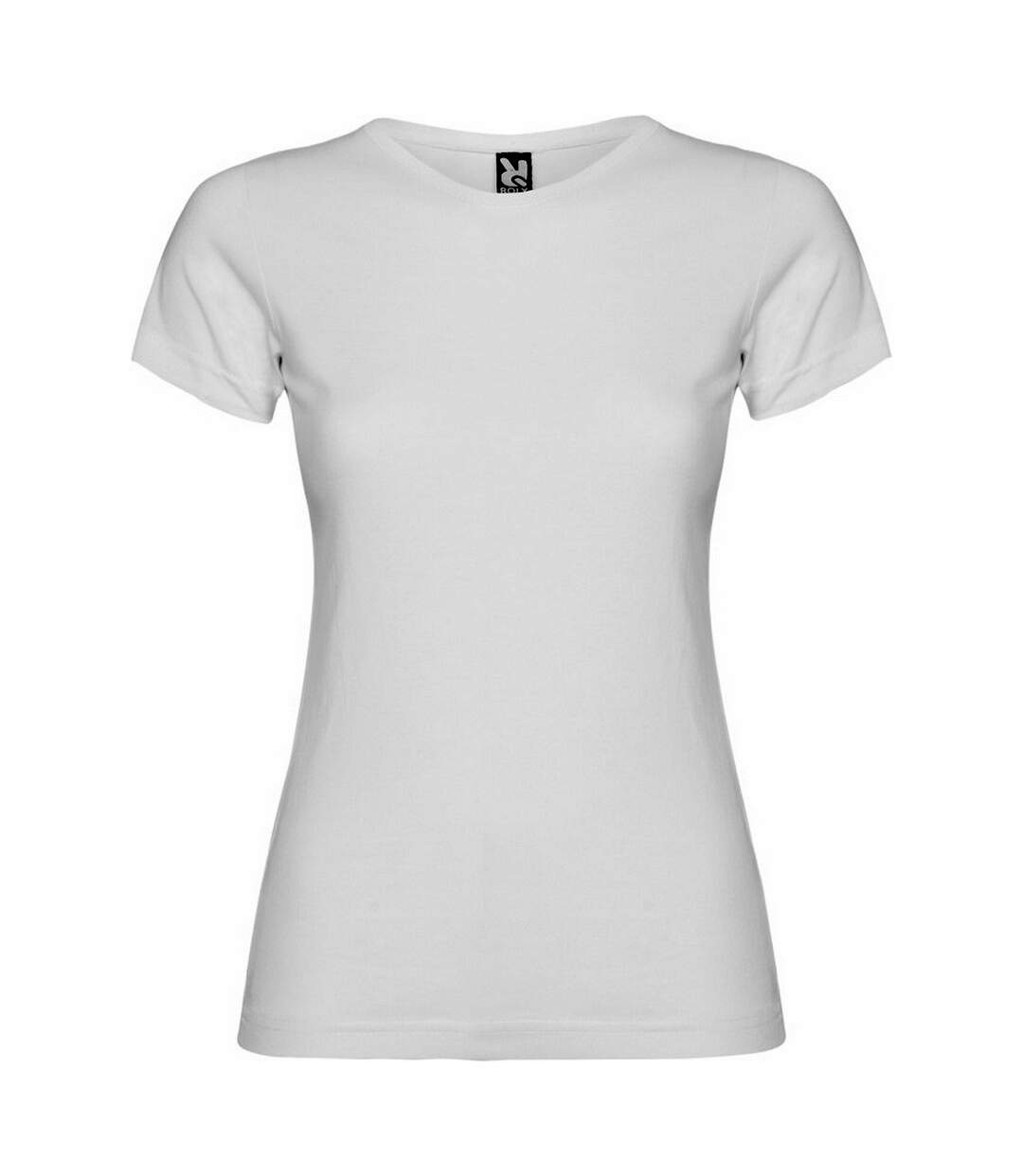 T-shirt jamaica femme blanc Roly