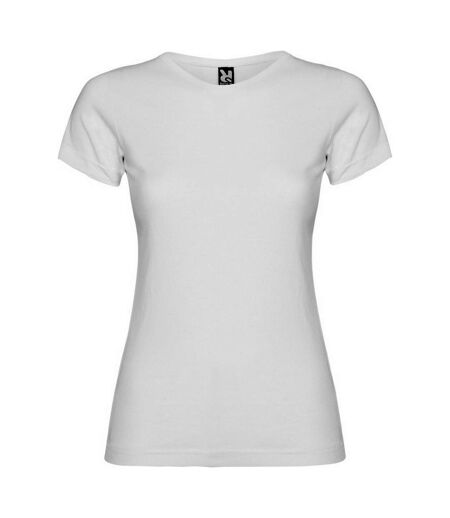Roly Womens/Ladies Jamaica Short-Sleeved T-Shirt (White) - UTPF4312