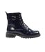 Bottines Parlour Femme Bleu Marine Lunar-4