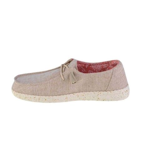 Baskets Wendy Chambray Femme Beige Heydude