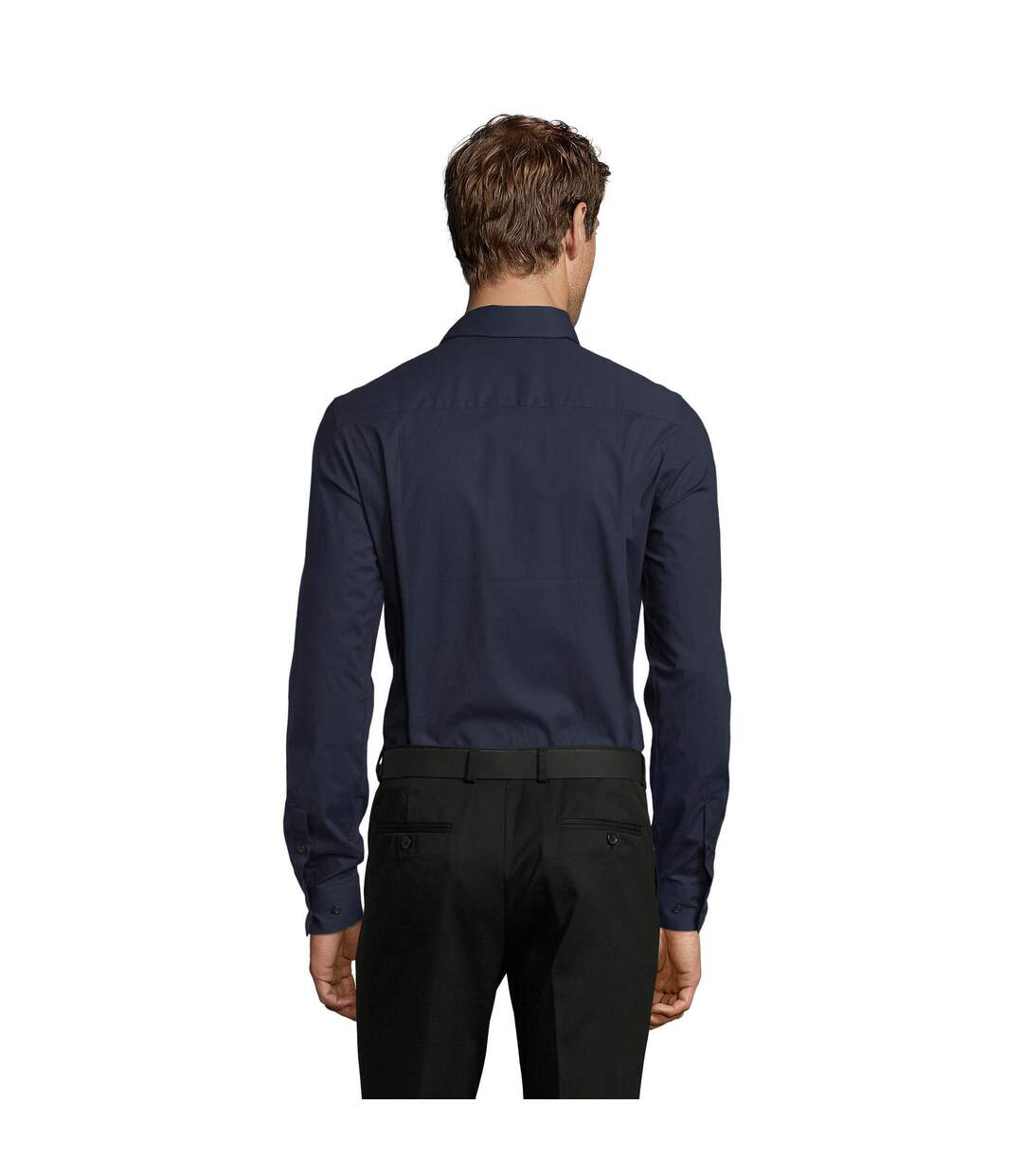 Chemise Blake Homme Bleu Foncé SOLS-4