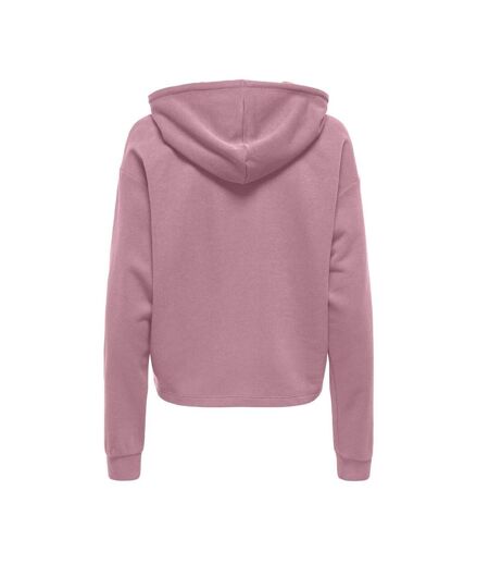 Sweat à capuche rose femme  only play life