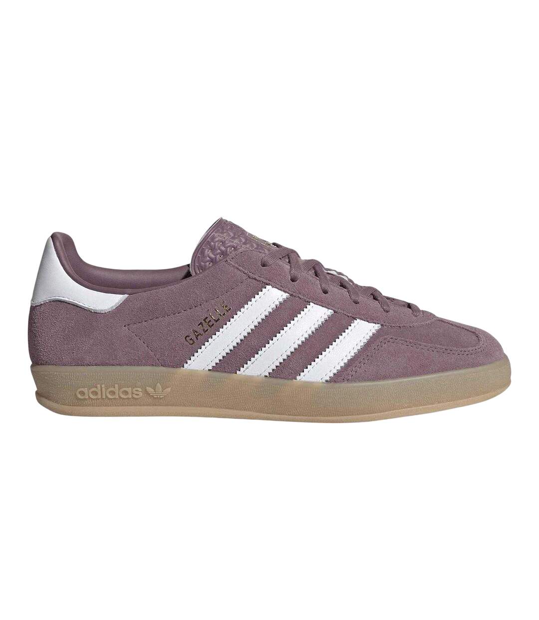 Baskets Gazelle Indoo Femme Pourpre Blanc Nuage Marron Pâle Adidas-1