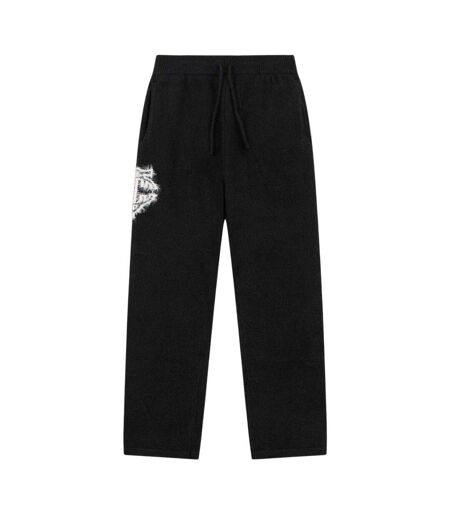 Pantalon De Jogging Décontracté Homme Noir Couture