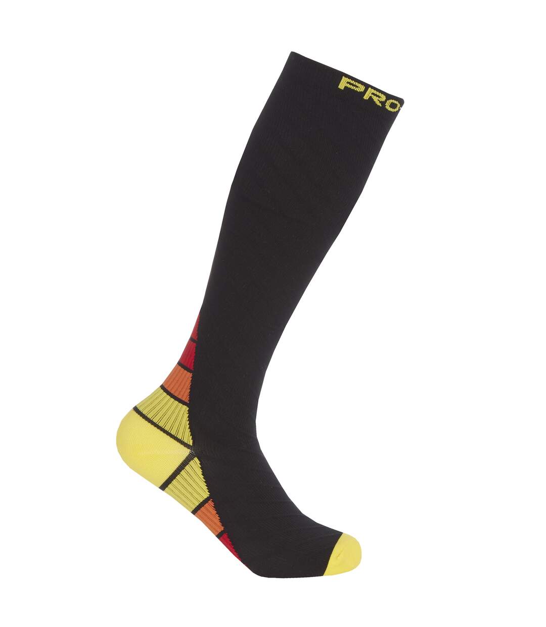 Womens/ladies compression knee high socks 1 pair yellow Pro-Tonic-1