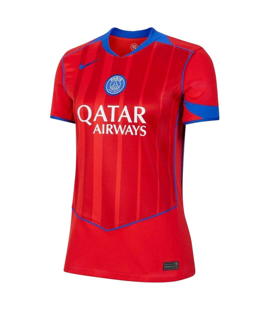 Maillot Third Motif/style Paris Saint-germain Femme Rouge Bleu Nike-1