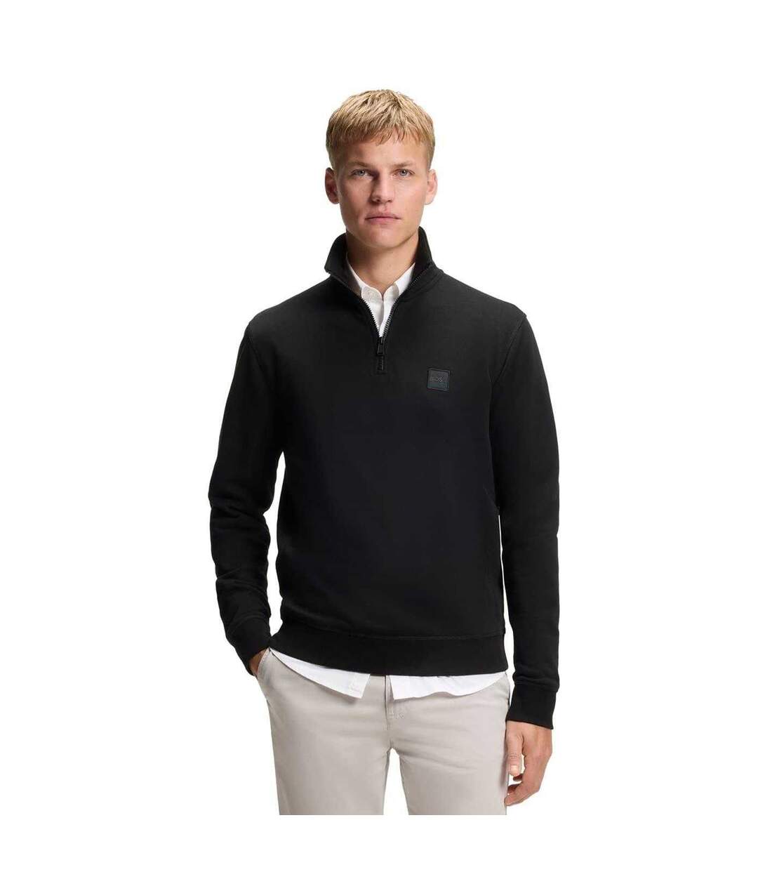 Sweat Zetrust Homme Noir Boss-1