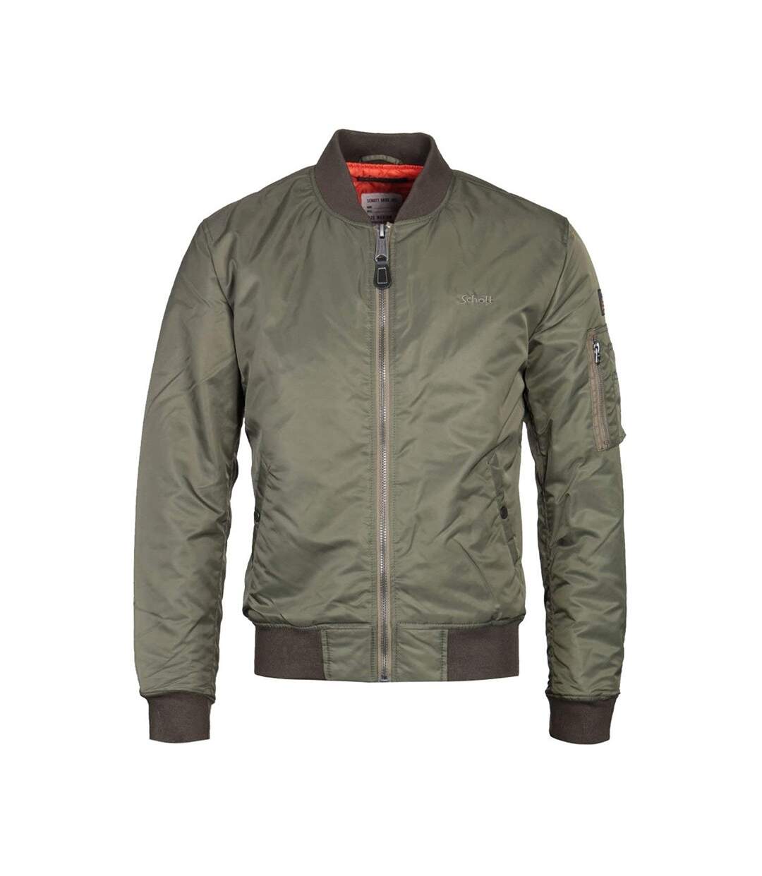 Bomber Kaki Homme Schott Jet17