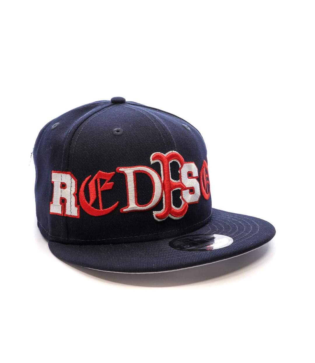 Casquette Marine/Rouge Homme New Era Team Typography - M/L-2