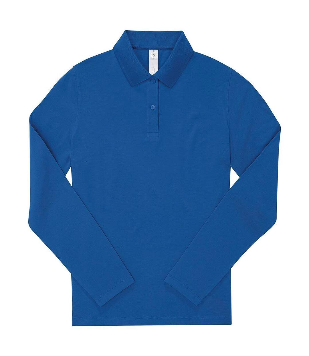 Polo manches longues- Femme - PW464 - bleu roi