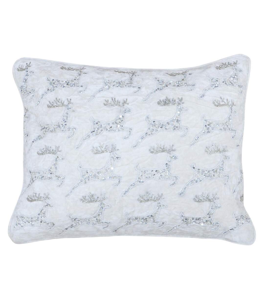 Riva Home Leaping Reindeer Cushion Cover (White) - UTRV1178-1