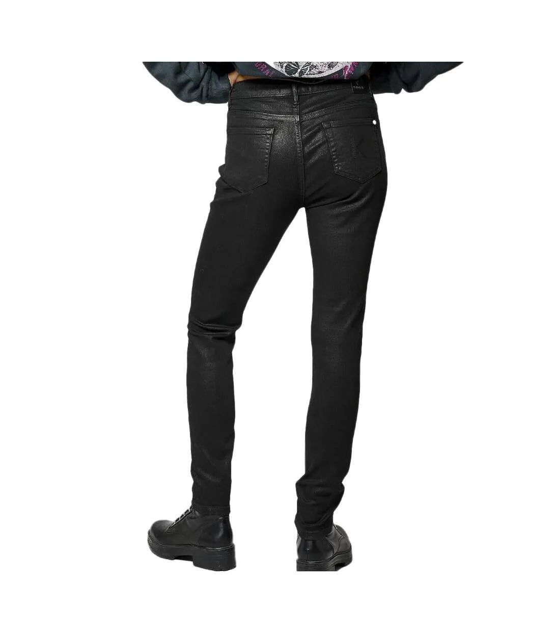 Jean slim noir femme kaporal camie-2