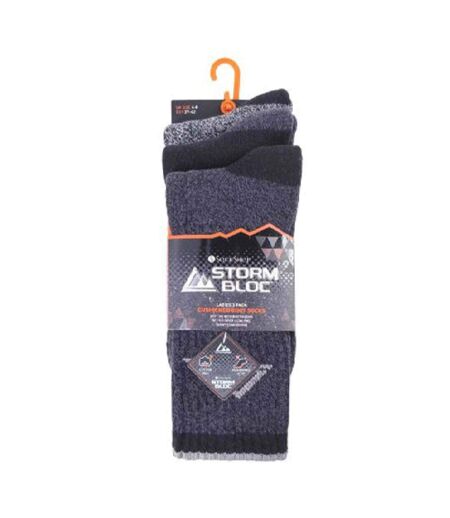 3 Pr Chaussettes Randonnée Femme Coton Respirantes