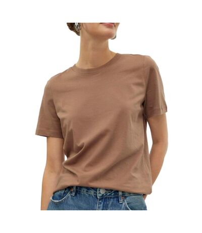 T-shirt Marron Femme Vero Moda Paulina - L